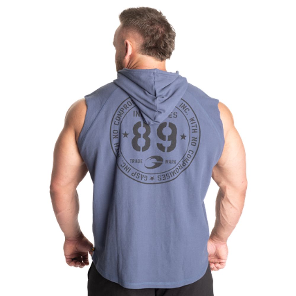GASP INC - THERMAL SL HOODIE - UJJATLAN KAPUCNIS PÓLÓ - ÉGKÉK GASP INC - THERMAL SL HOODIE - UJJATLAN KAPUCNIS PÓLÓ - ÉGKÉK