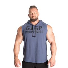 GASP INC - THERMAL SL HOODIE - UJJATLAN KAPUCNIS PÓLÓ - ÉGKÉK