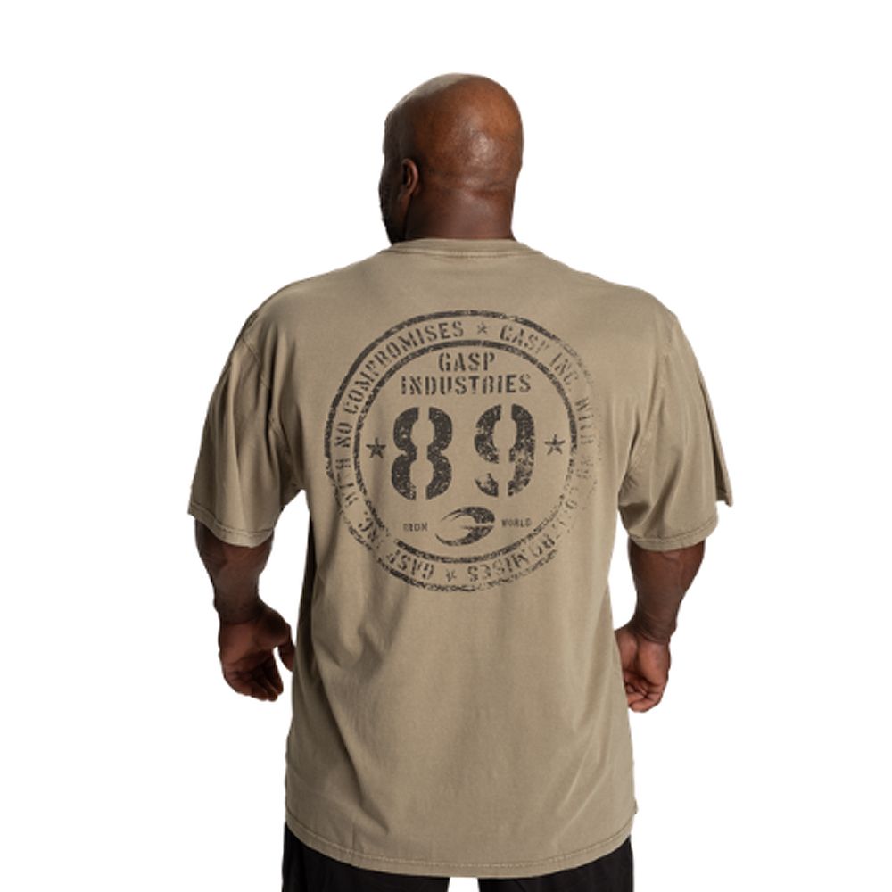 GASP INC - 89 ORIGINAL TEE - FÉRFI PÓLÓ - MOSOTT ZÖLD GASP INC - 89 ORIGINAL TEE - FÉRFI PÓLÓ - MOSOTT ZÖLD