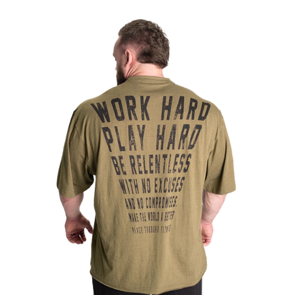 GASP INC - ARCHER IRON TEE - FÉRFI PÓLÓ - KATONA ZÖLD GASP INC - ARCHER IRON TEE - FÉRFI PÓLÓ - KATONA ZÖLD