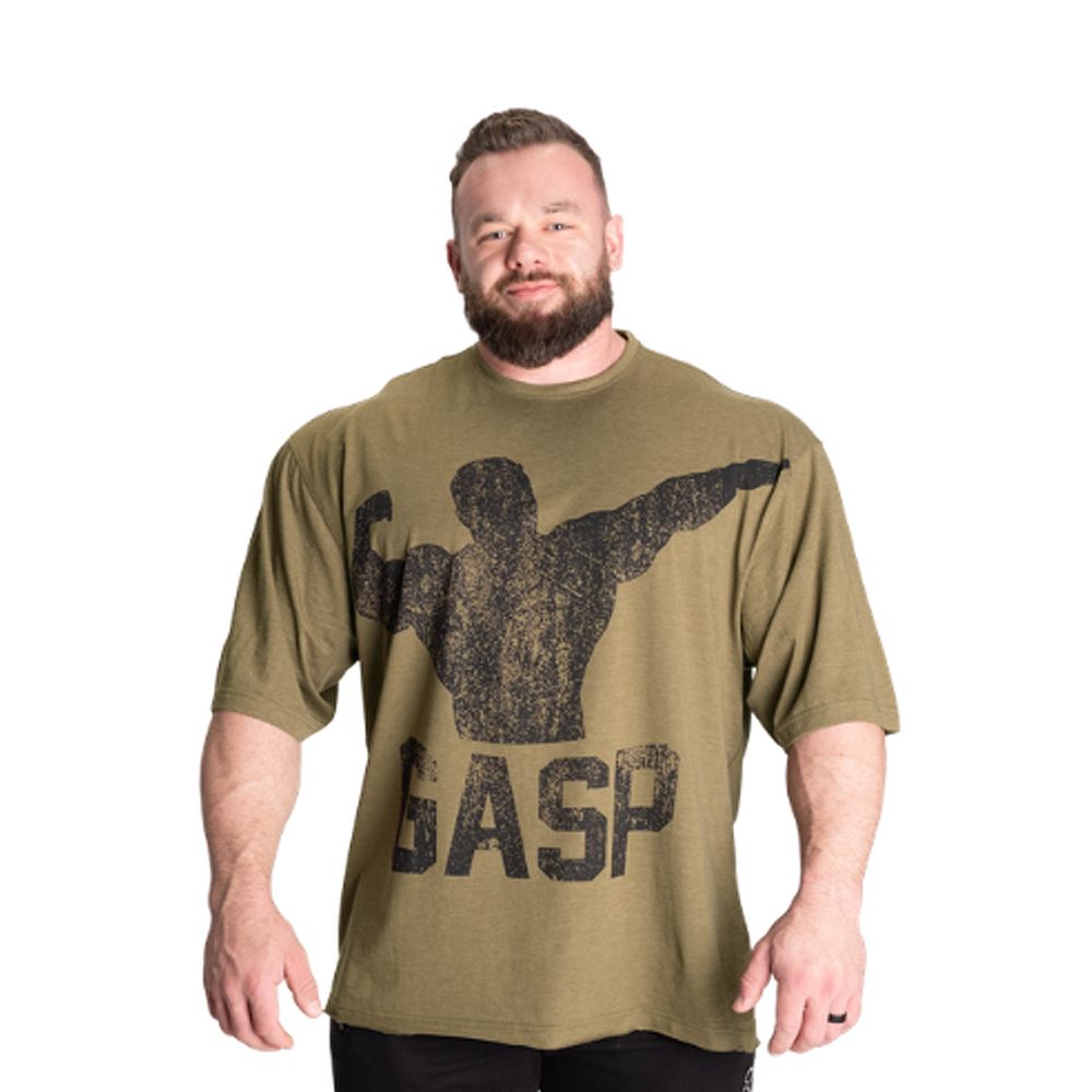 GASP INC - ARCHER IRON TEE - FÉRFI PÓLÓ - KATONA ZÖLD GASP INC - ARCHER IRON TEE - FÉRFI PÓLÓ - KATONA ZÖLD