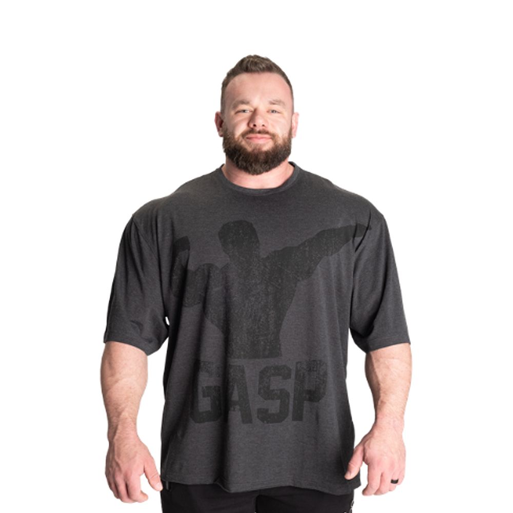 GASP INC - ARCHER IRON TEE - FÉRFI PÓLÓ - SZÜRKE GASP INC - ARCHER IRON TEE - FÉRFI PÓLÓ - SZÜRKE