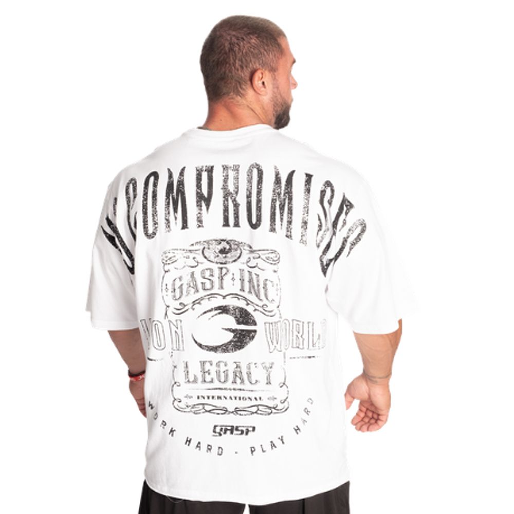 GASP INC - NC IRON TEE - FÉRFI PÓLÓ - FEHÉR GASP INC - NC IRON TEE - FÉRFI PÓLÓ - FEHÉR