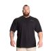 GASP INC - SLUB IRON TEE - FÉRFI PÓLÓ - MOSOTT FEKETE