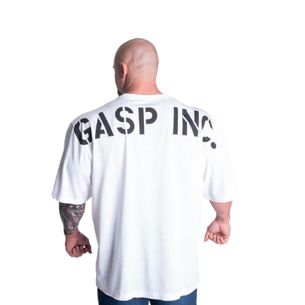 GASP INC - SKULL DIVISION IRON TEE - FÉRFI PÓLÓ - FEHÉR GASP INC - SKULL DIVISION IRON TEE - FÉRFI PÓLÓ - FEHÉR