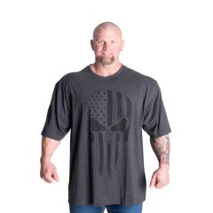 GASP INC  - SKULL DIVISION IRON TEE - FÉRFI PÓLÓ - SZÜRKE