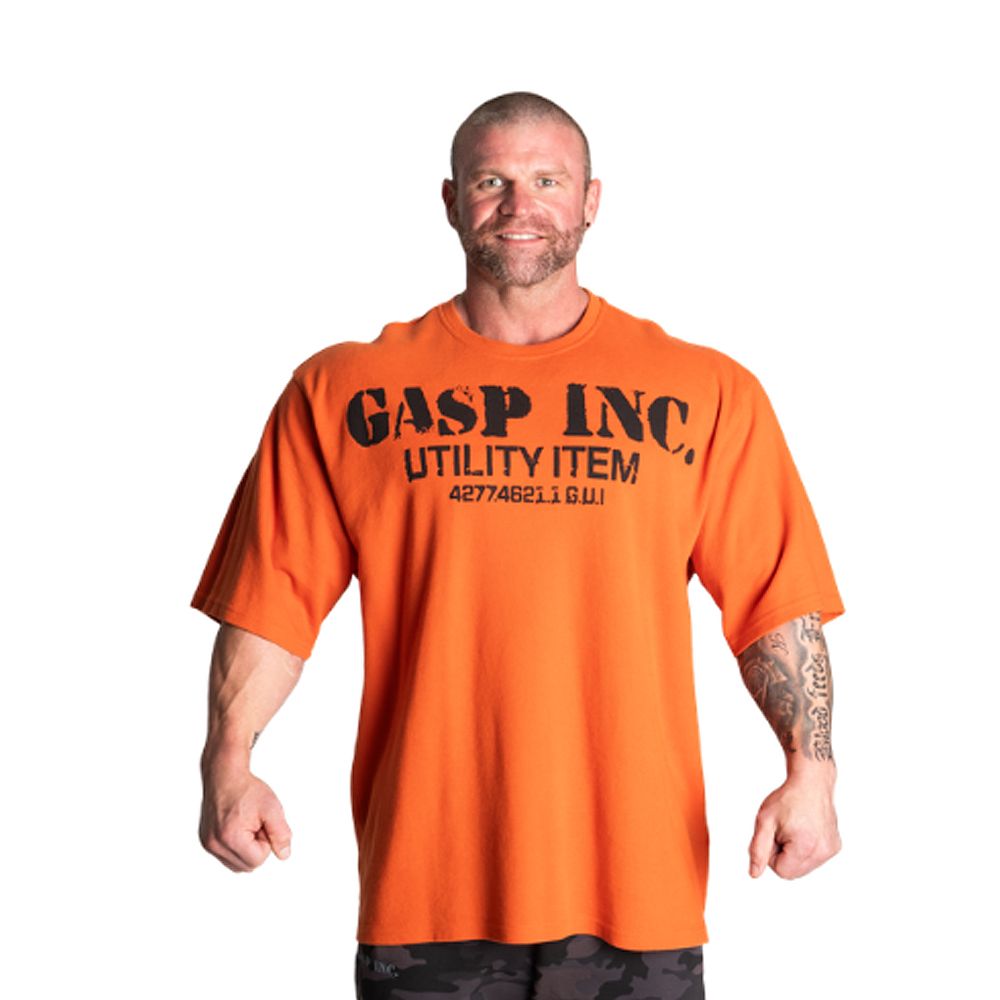 GASP INC - IRON THERMAL TEE - FÉRFI PÓLÓ - NARANCSSÁRGA GASP INC - IRON THERMAL TEE - FÉRFI PÓLÓ - NARANCSSÁRGA