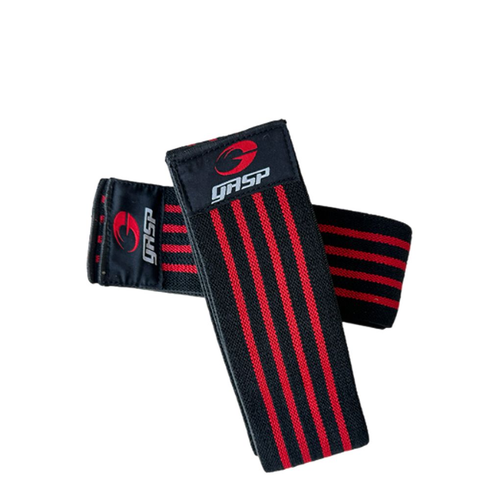 GASP INC - BODYBUILDING KNEE WRAPS TÉRDBANDÁZS - FEKETE/PIROS GASP INC - BODYBUILDING KNEE WRAPS TÉRDBANDÁZS - FEKETE/PIROS