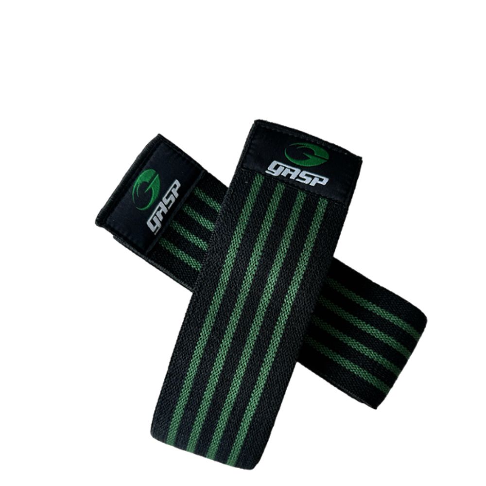 GASP INC - BODYBUILDING KNEE WRAPS TÉRDBANDÁZS - FEKETE/ZÖLD GASP INC - BODYBUILDING KNEE WRAPS TÉRDBANDÁZS - FEKETE/ZÖLD