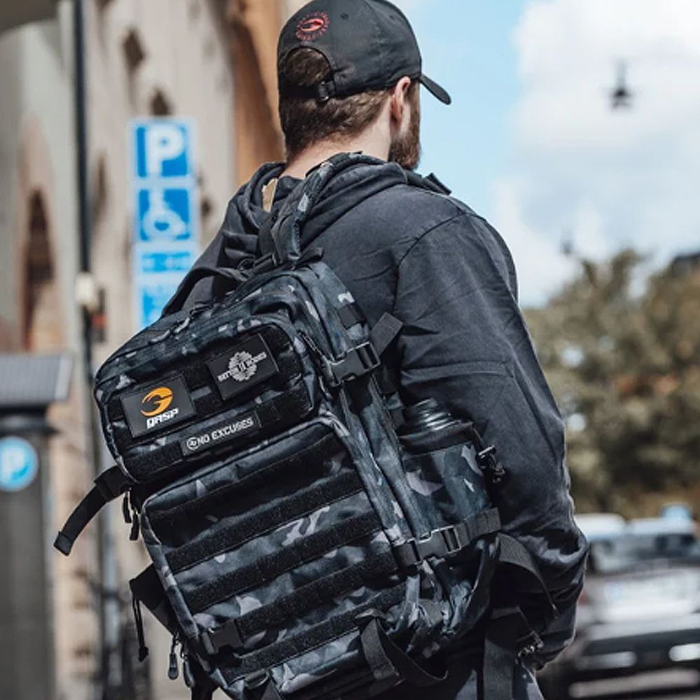 GASP INC - TACTICAL BACKPACK - HÁTIZSÁK - SÖTÉT / TEREPMINTÁS GASP INC - TACTICAL BACKPACK - HÁTIZSÁK - SÖTÉT / TEREPMINTÁS