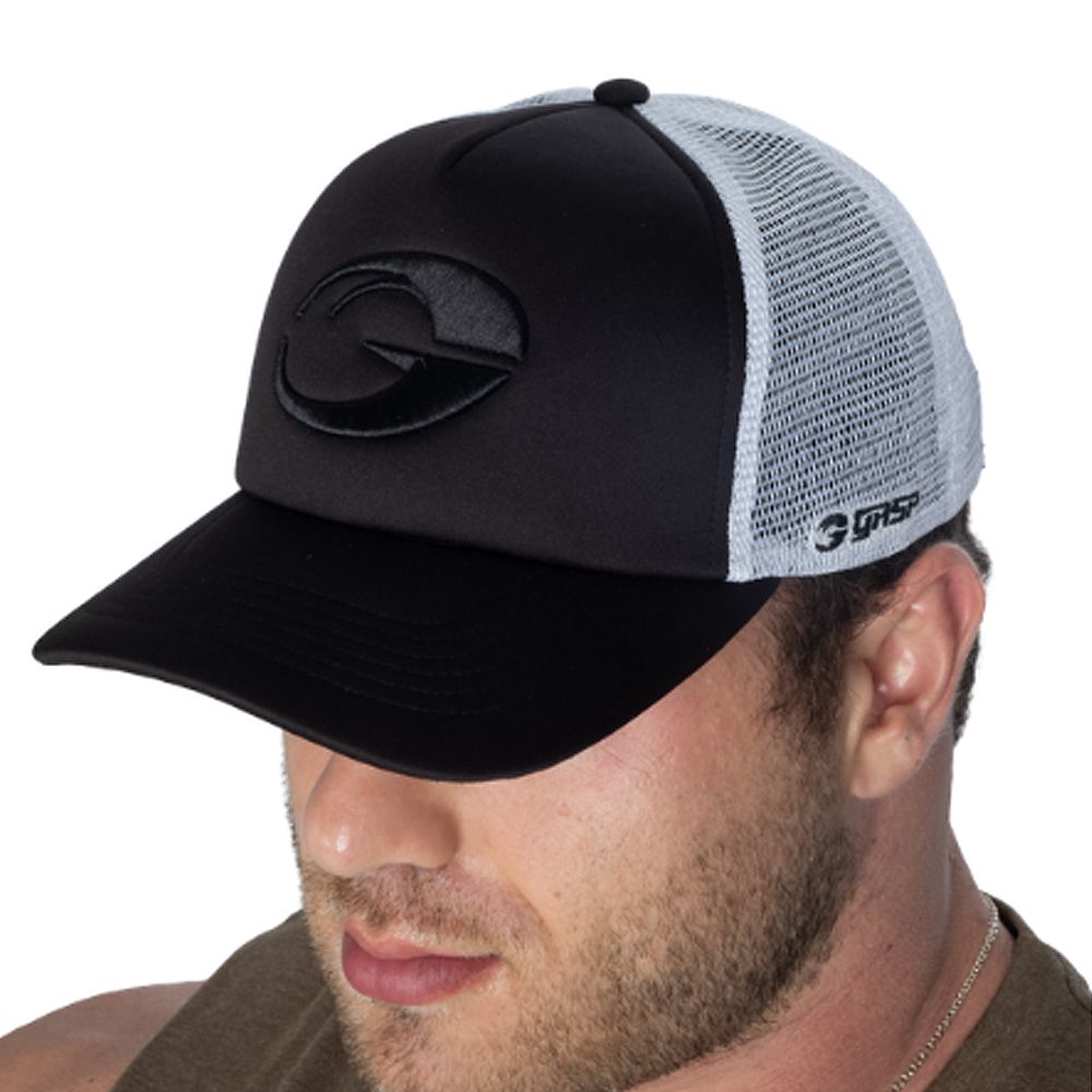 GASP INC - FOAM TRUCKER CAP - FÉRFI SAPKA - FEKETE/FEHÉR GASP INC - FOAM TRUCKER CAP - FÉRFI SAPKA - FEKETE/FEHÉR