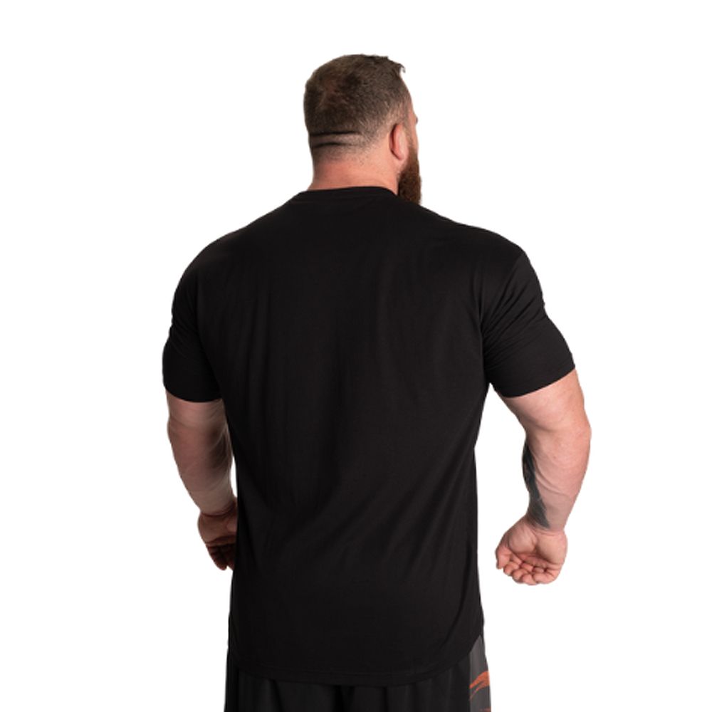 GASP INC - LEGACY GYM TEE - FÉRFI PÓLÓ - FEKETE/PIROS GASP INC - LEGACY GYM TEE - FÉRFI PÓLÓ - FEKETE/PIROS