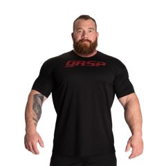 GASP INC - LEGACY GYM TEE - FÉRFI PÓLÓ - FEKETE/PIROS