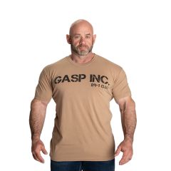 GASP INC - G. U. I. STANDERD TEE - FÉRFI PÓLÓ - MOSOTT BARNA