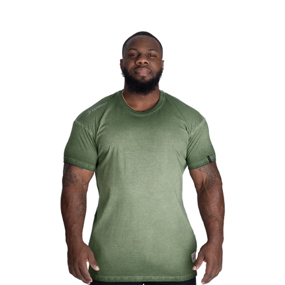 GASP INC - INTENSITY STREET TEE - FÉRFI PÓLÓ - MOSOTT ZÖLD GASP INC - INTENSITY STREET TEE - FÉRFI PÓLÓ - MOSOTT ZÖLD