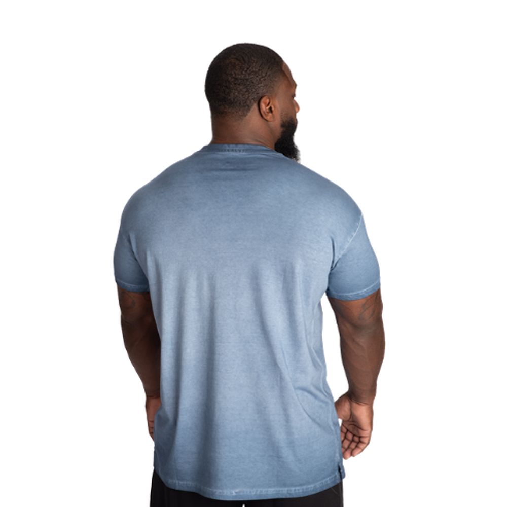 GASP INC - INTENSITY STREET TEE - FÉRFI PÓLÓ - MOSOTT KÉK GASP INC - INTENSITY STREET TEE - FÉRFI PÓLÓ - MOSOTT KÉK