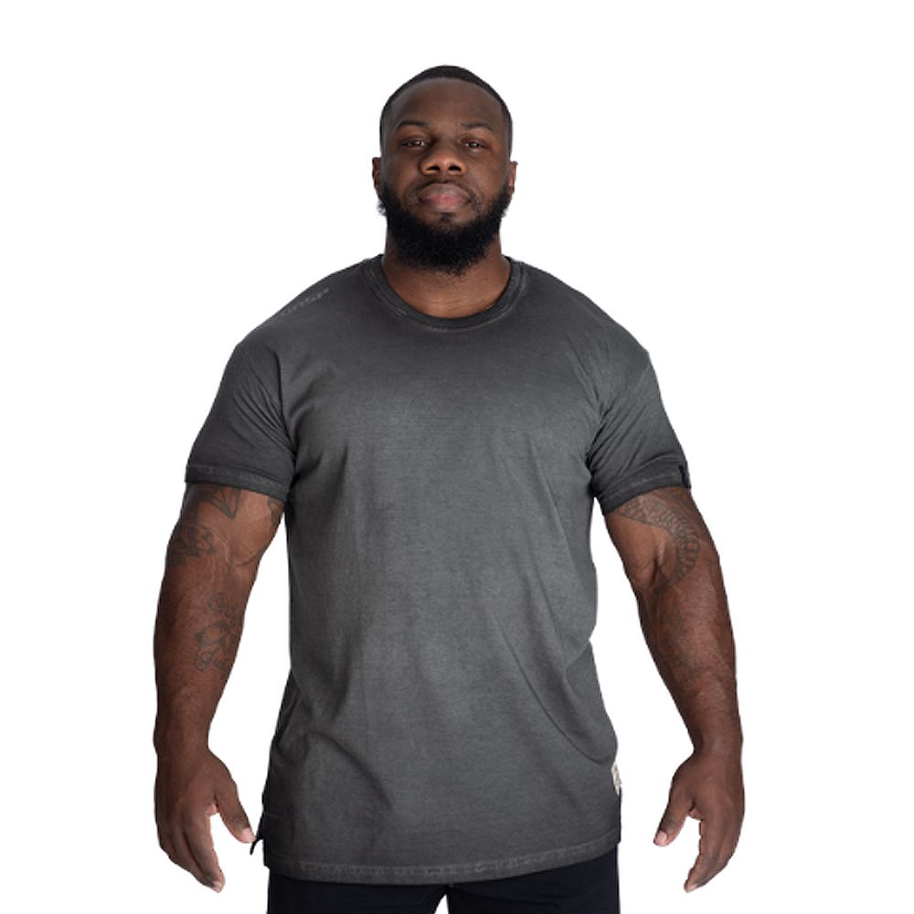 GASP INC - INTENSITY STREET TEE - FÉRFI PÓLÓ - MOSOTT FEKETE GASP INC - INTENSITY STREET TEE - FÉRFI PÓLÓ - MOSOTT FEKETE