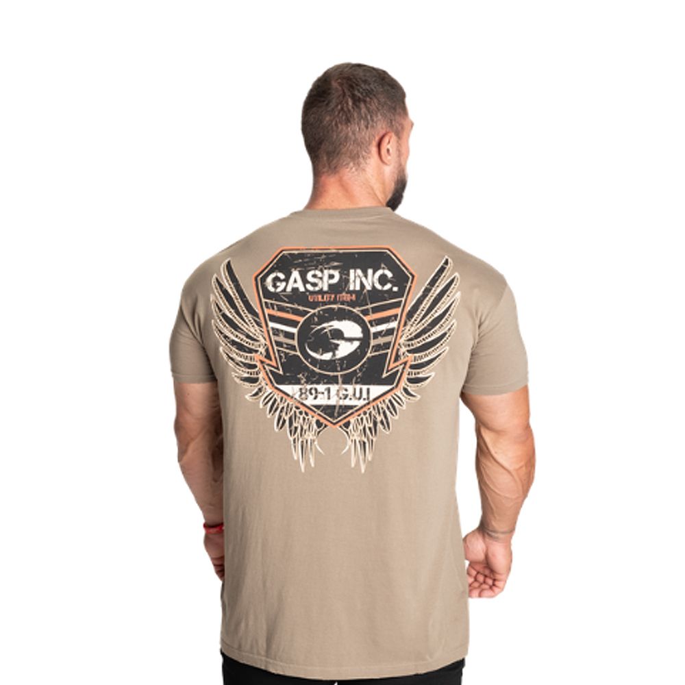 GASP INC - UTILITY STREET TEE - FÉRFI PÓLÓ - MOSOTT ZÖLD GASP INC - UTILITY STREET TEE - FÉRFI PÓLÓ - MOSOTT ZÖLD