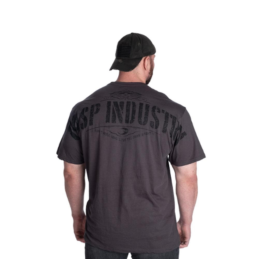 GASP INC - NO1 ORIGINAL TEE - FÉRFI PÓLÓ - SZÜRKE GASP INC - NO1 ORIGINAL TEE - FÉRFI PÓLÓ - SZÜRKE