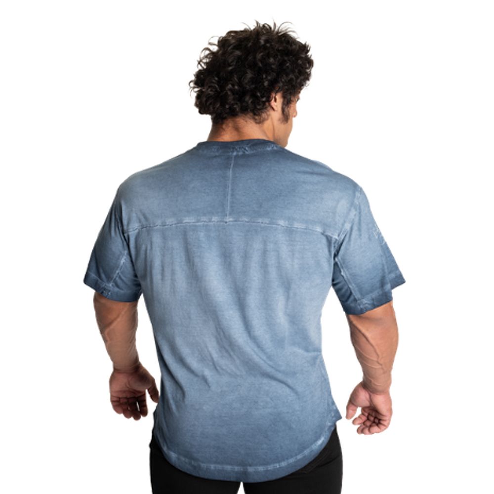 GASP INC - YOKE ORIGINAL TEE - FÉRFI PÓLÓ - KÉK GASP INC - YOKE ORIGINAL TEE - FÉRFI PÓLÓ - KÉK
