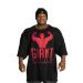GASP INC - GK IRON TEE - FÉRFI PÓLÓ - FEKETE/PIROS