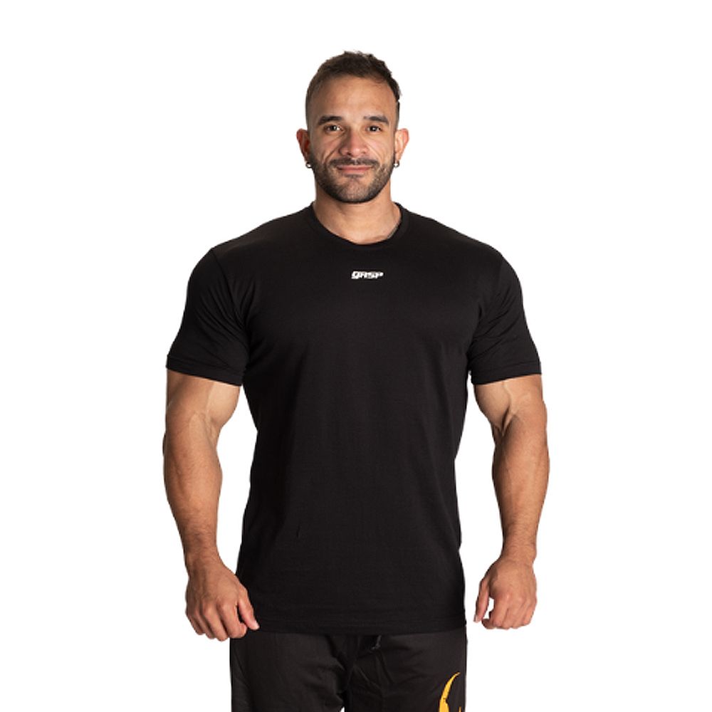GASP INC - STANDARD TEE - FÉRFI PÓLÓ - FEKETE/FEHÉR GASP INC - STANDARD TEE - FÉRFI PÓLÓ - FEKETE/FEHÉR