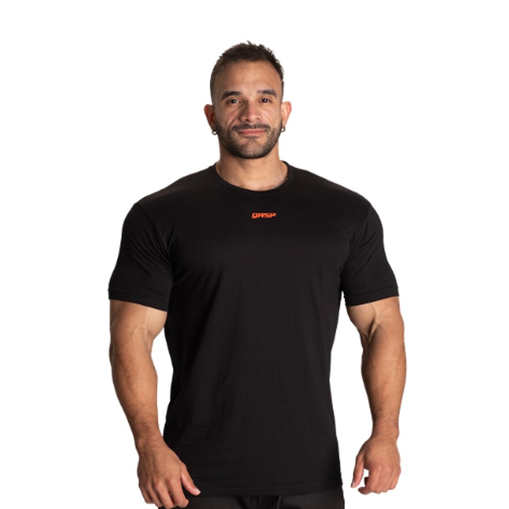 GASP INC - STANDARD TEE - FÉRFI PÓLÓ - FEKETE/NARANCS GASP INC - STANDARD TEE - FÉRFI PÓLÓ - FEKETE/NARANCS
