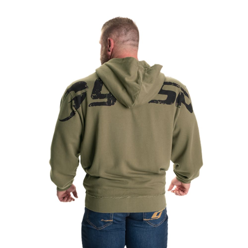 GASP INC - ORIGINAL HOODIE - FÉRFI KAPUCNIS PULÓVER - MOSOTT ZÖLD GASP INC - ORIGINAL HOODIE - FÉRFI KAPUCNIS PULÓVER - MOSOTT ZÖLD