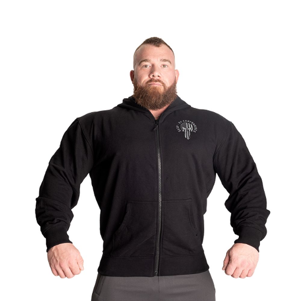 GASP INC - CLASSIC HOOD - FÉRFI PULÓVER - FEKETE GASP INC - CLASSIC HOOD - FÉRFI PULÓVER - FEKETE