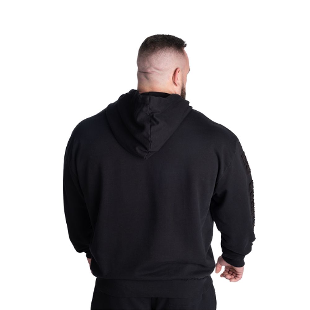 GASP INC - DISTRESSED HOOD V2 - FÉRFI PULÓVER - FEKETE GASP INC - DISTRESSED HOOD V2 - FÉRFI PULÓVER - FEKETE
