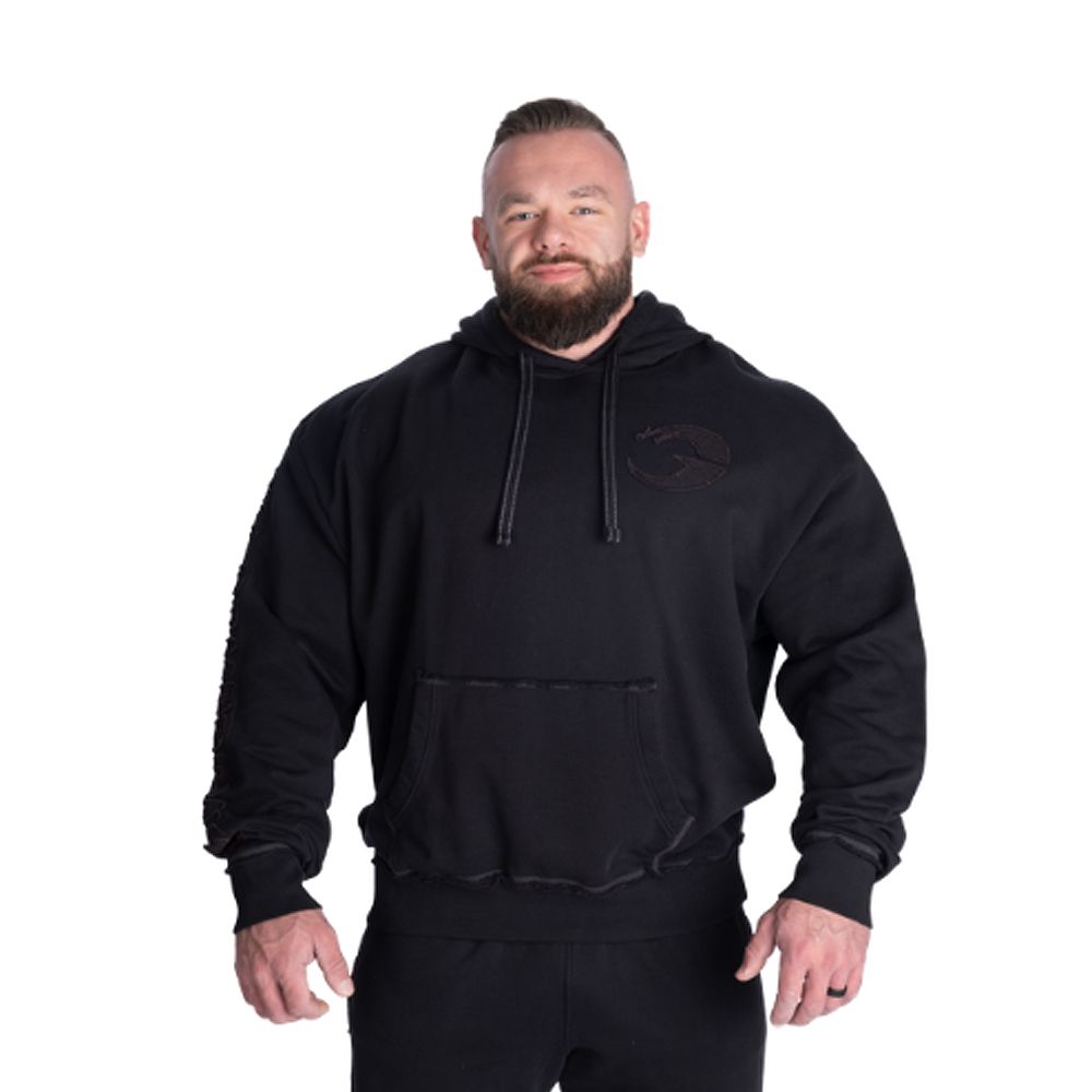 GASP INC - DISTRESSED HOOD V2 - FÉRFI PULÓVER - FEKETE GASP INC - DISTRESSED HOOD V2 - FÉRFI PULÓVER - FEKETE