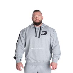 GASP INC - DISTRESSED HOOD V2 - FÉRFI PULÓVER - SZÜRKE