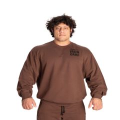 GASP INC - IRON CAMP SWEATER - FÉRFI PULÓVER - BARNA