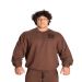 GASP INC - IRON CAMP SWEATER - FÉRFI PULÓVER - BARNA 
