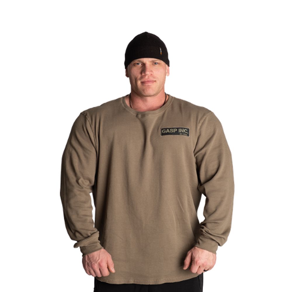 GASP INC - G.U.I. THERMAL LS - FÉRFI HOSSZÚ UJJÚ FELSŐ - MOSOTT ZÖLD