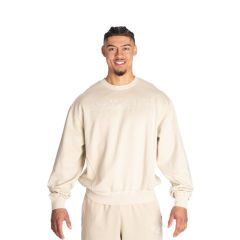 GASP INC - VINTAGE CREWNECK - FÉRFI PULÓVER - MOSOTT BÉZS