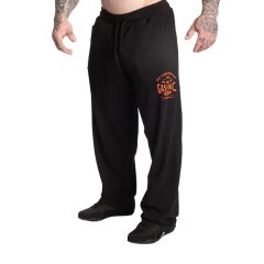 GASP INC - SWEATPANTS - FÉRFI MELEGÍTŐNADRÁG - FEKETE/NARANCS