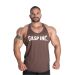 GASP INC - ESSENTIAL T-BACK - EDZŐTRIKÓ - BARNA