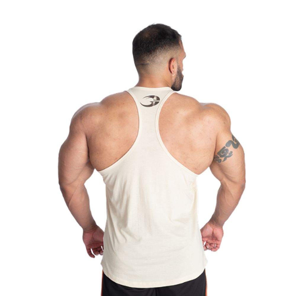 GASP INC - ESSENTIAL T-BACK - EDZŐTRIKÓ - BÉZS GASP INC - ESSENTIAL T-BACK - EDZŐTRIKÓ - BÉZS