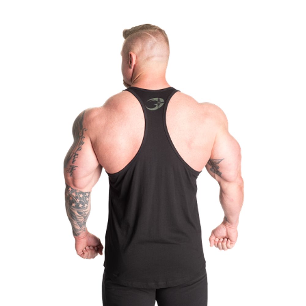 GASP INC - ESSENTIAL T-BACK - EDZŐTRIKÓ - FEKETE/ZÖLD GASP INC - ESSENTIAL T-BACK - EDZŐTRIKÓ - FEKETE/ZÖLD
