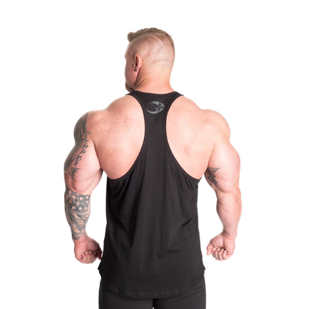 GASP INC - ESSENTIAL T-BACK - EDZŐTRIKÓ - FEKETE/SZÜRKE GASP INC - ESSENTIAL T-BACK - EDZŐTRIKÓ - FEKETE/SZÜRKE