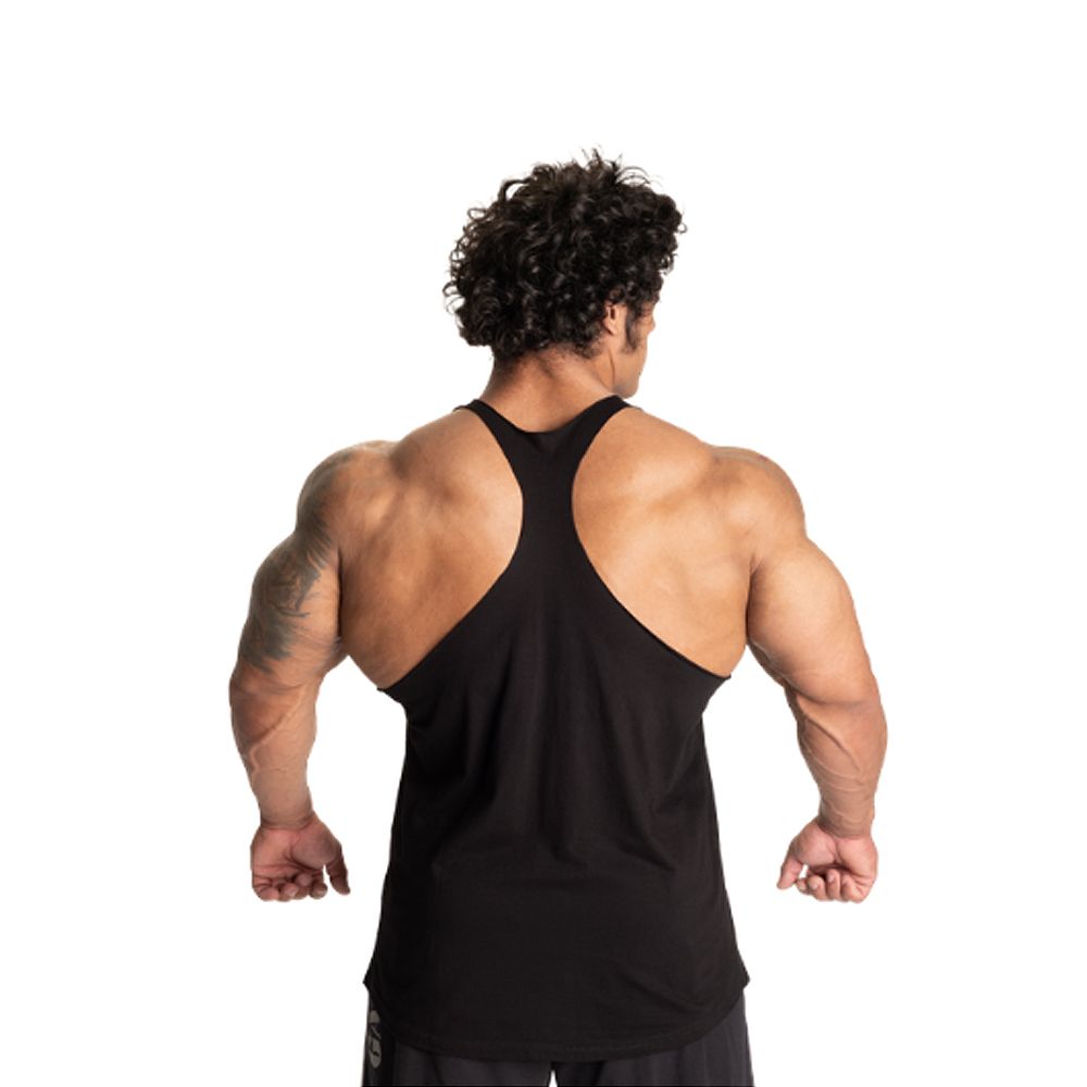 GASP INC - ORIGINAL STRINGER - FÉRFI EDZŐTRIKÓ - FEKETE/FEHÉR GASP INC - ORIGINAL STRINGER - FÉRFI EDZŐTRIKÓ - FEKETE/FEHÉR