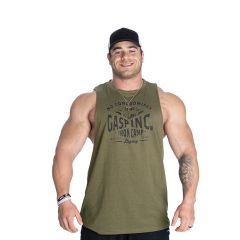 GASP INC - ORIGINAL CUT OUT TANK - FÉRFI EDZŐTRIKÓ - KATONAZÖLD