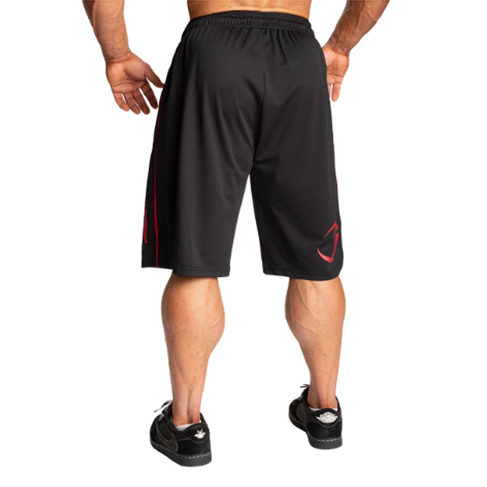 GASP INC - PRO MESH SHORTS - EDZŐNADRÁG - FEKETE/PIROS GASP INC - PRO MESH SHORTS - EDZŐNADRÁG - FEKETE/PIROS