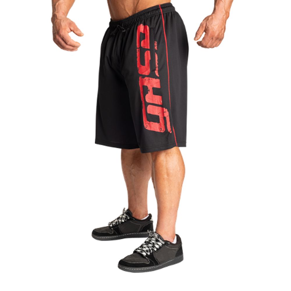 GASP INC - PRO MESH SHORTS - EDZŐNADRÁG - FEKETE/PIROS GASP INC - PRO MESH SHORTS - EDZŐNADRÁG - FEKETE/PIROS