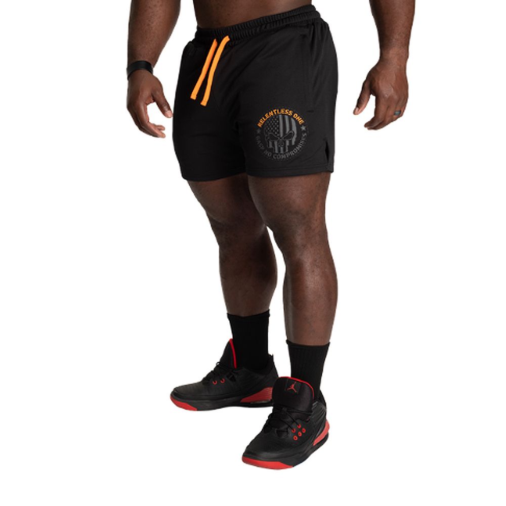 GASP INC - R1 MESH SHORT - FÉRFI RÖVIDNADRÁG - FEKETE/SÁRGA GASP INC - R1 MESH SHORT - FÉRFI RÖVIDNADRÁG - FEKETE/SÁRGA