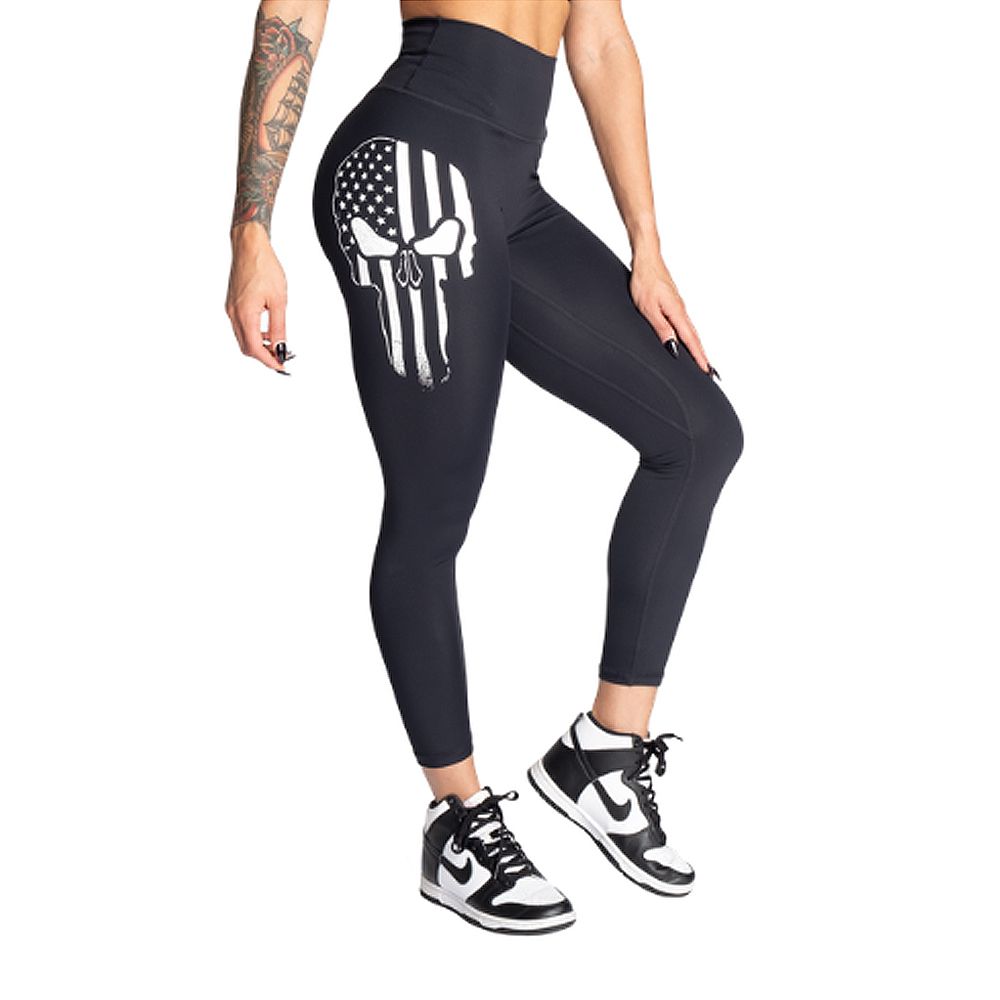 BETTER BODIES - SKULL CORE LEGGINGS - FEKETE BETTER BODIES - SKULL CORE LEGGINGS - FEKETE