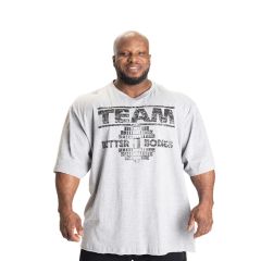 BETTER BODIES - TEAM PUMP COVER IRON TEE - FÉRFI PÓLÓ -  SZÜRKE