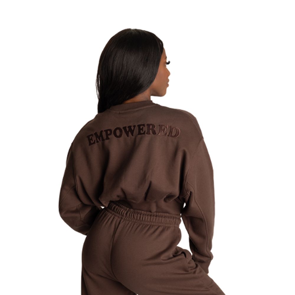 BETTER BODIES - EMPOWERED SWEATER - NŐI PULÓVER - BARNA BETTER BODIES - EMPOWERED SWEATER - NŐI PULÓVER - BARNA