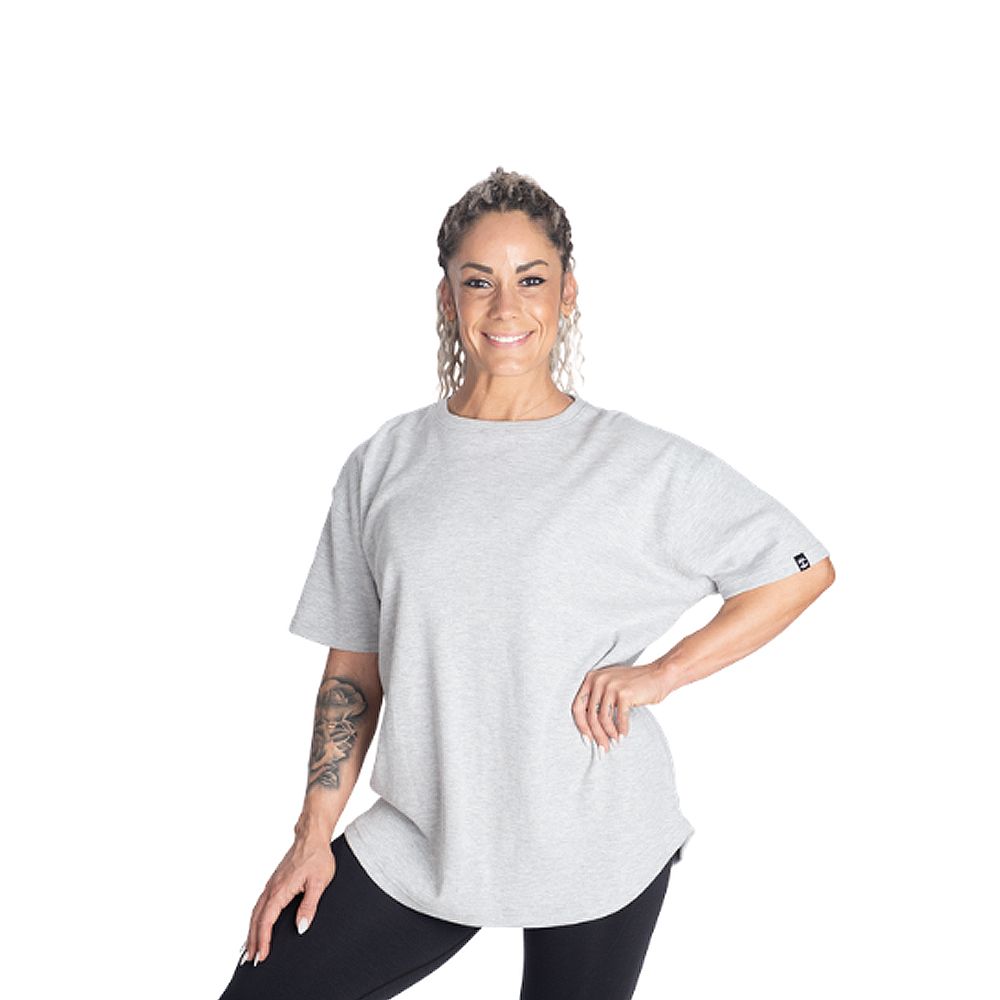 BETTER BODIES - THERMAL OVERSIZED TEE - NŐI PÓLÓ - SZÜRKE BETTER BODIES - THERMAL OVERSIZED TEE - NŐI PÓLÓ - SZÜRKE